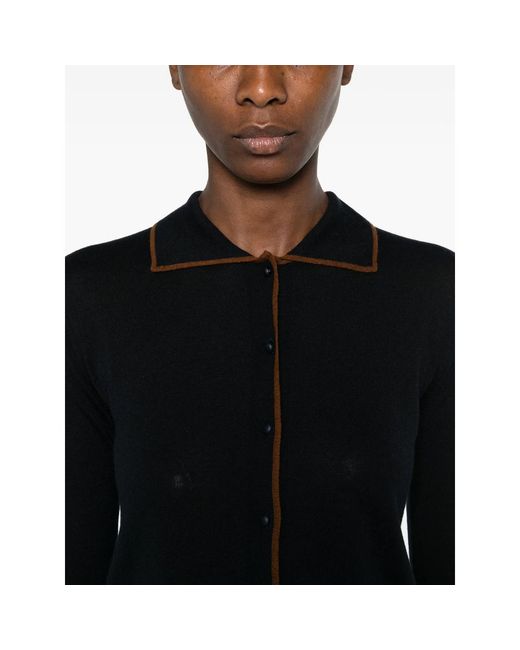Max Mara Black Sweater Silk-Wool