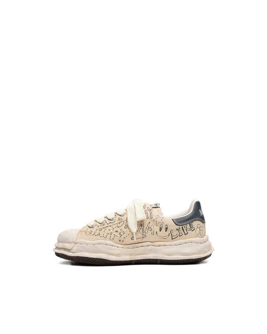 Maison Mihara Yasuhiro Natural Neutrals Trainers for men