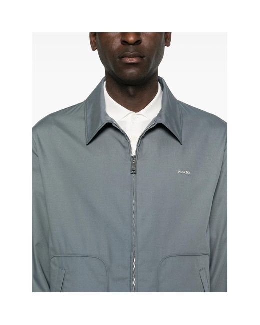 Prada Blue Jackets for men
