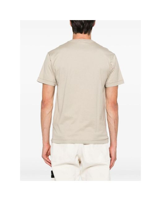Stone Island Natural 2100027 60/2 Cotton Jersey T-Shirt for men