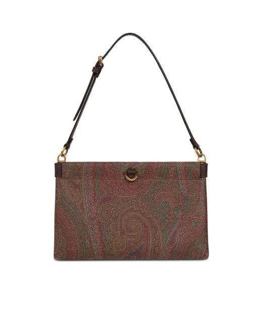 Etro Brown Shoulder Bags