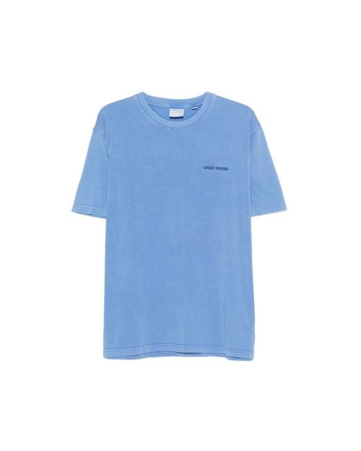 Daily Paper Blue Logo Detail T-Shirt for men