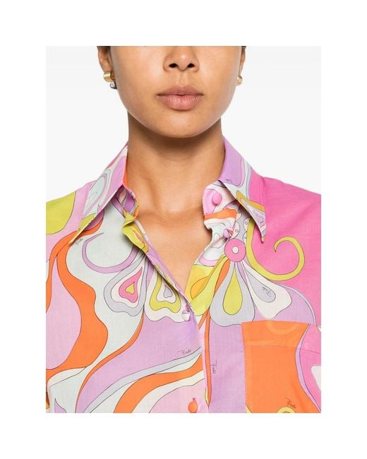Emilio Pucci Pink Tops
