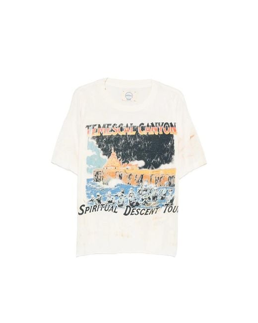 ERCOLE STUDIO White Printed T-Shirt for men
