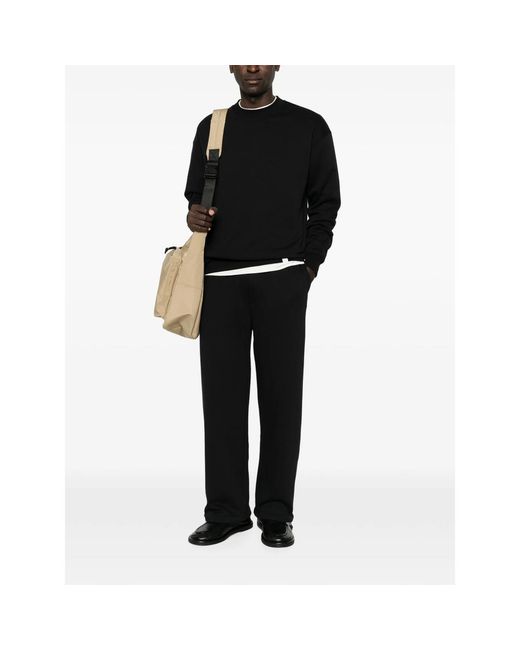 Woc Black Logo-Patch Sweatshirt for men
