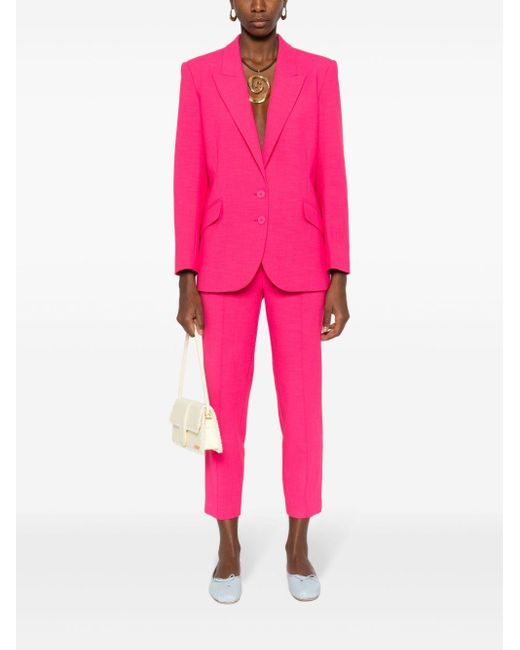 Ba&sh Pink Single-Breasted Blazer
