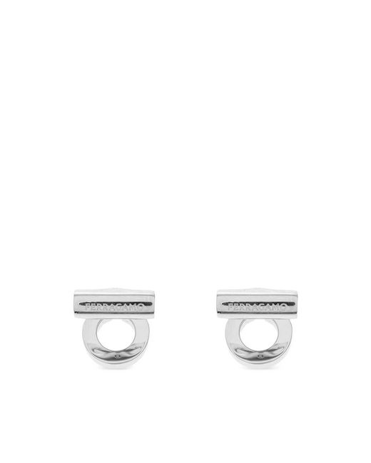Ferragamo Metallic Cufflinks for men