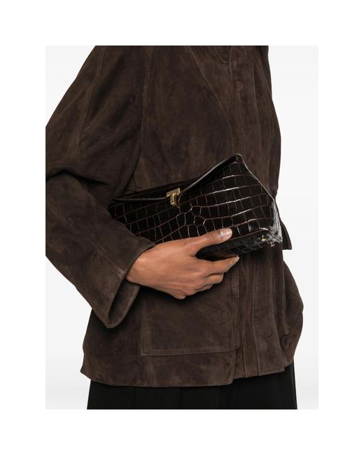 Totême Black Clutch Bags