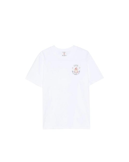 Casablanca White T-Shirts & Vests for men