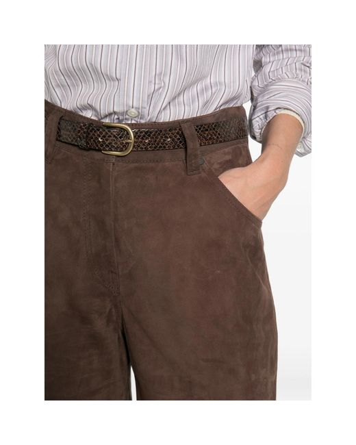 Brunello Cucinelli Brown Trousers