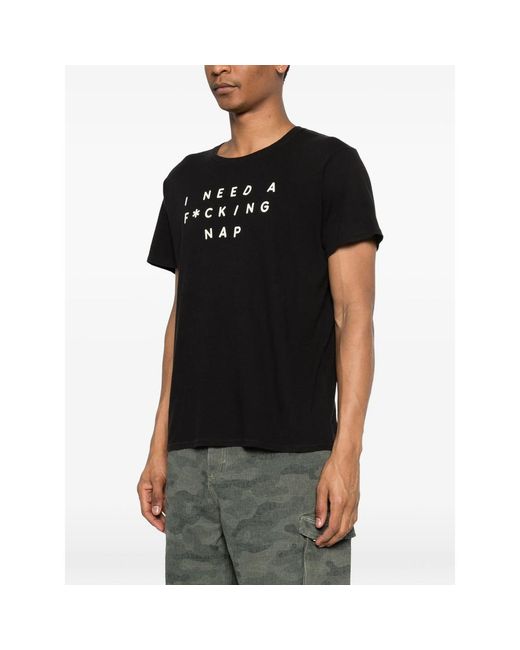 R13 Black T-Shirts for men
