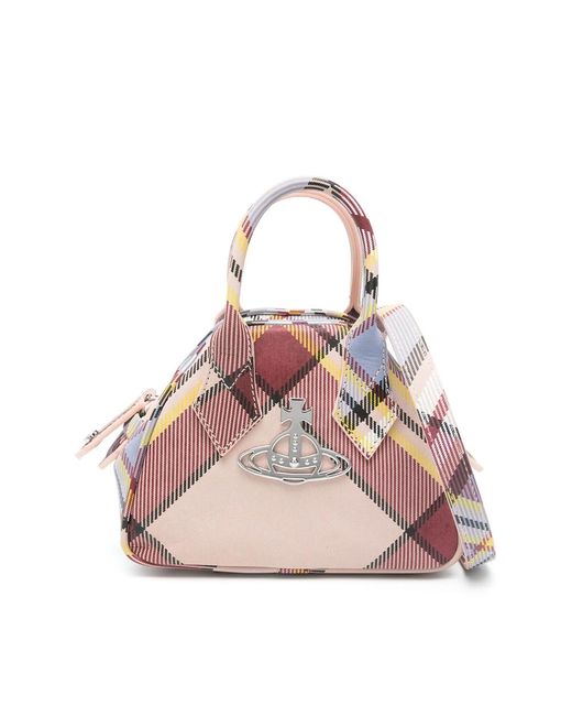 Vivienne Westwood Pink Neutrals Tote Bags