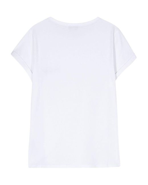 Maison Labiche White La Plage Poitou T-Shirt