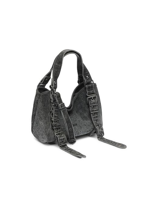 DIESEL Black D-One-Small Top-Handle Bag