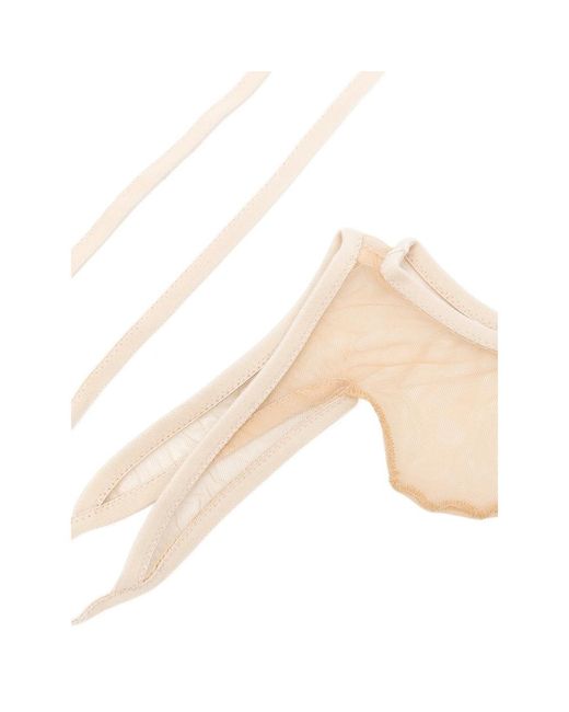 Vivetta White Tie-Fastening Socks