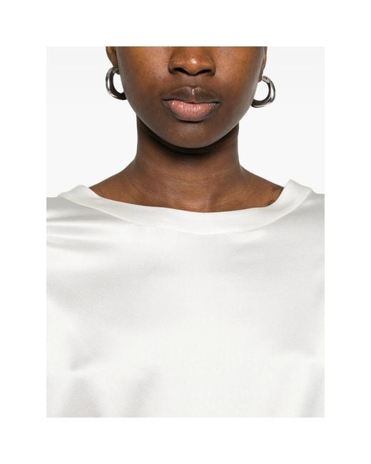 Mazzarelli White Angie Blouse