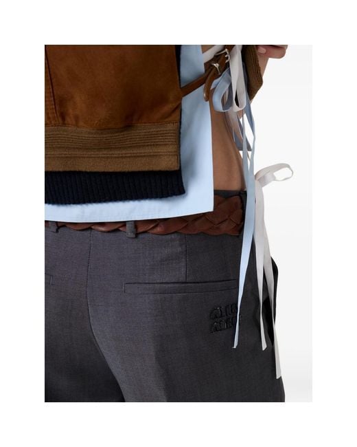 Miu Miu Gray Trousers