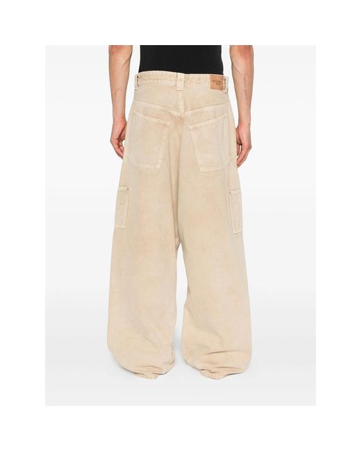 Balenciaga Natural Neutrals Trousers for men