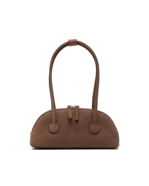 MARGE SHERWOOD Brown Bessette Leather Shoulder Bag