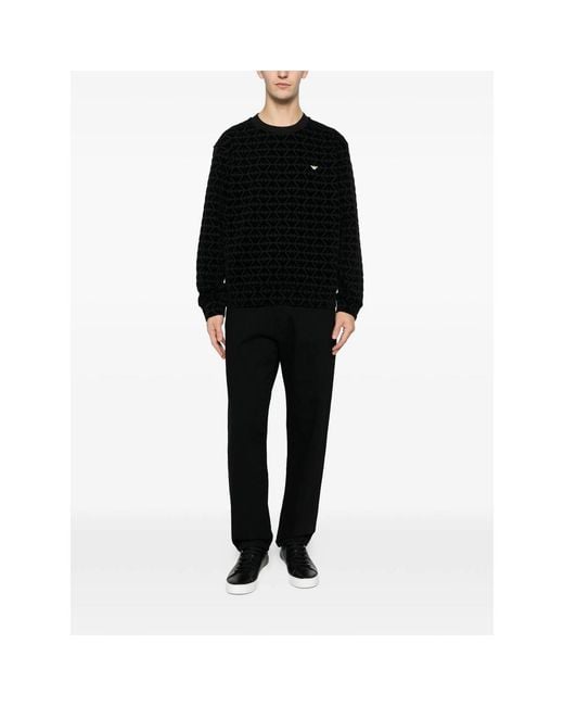 Emporio Armani Black Sweaters & Knitwear for men