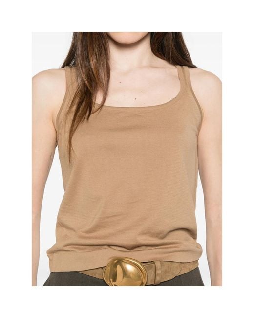 Max Mara Natural Neutrals Tops