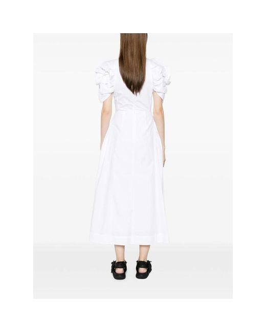 Simone Rocha White Midi Dresses
