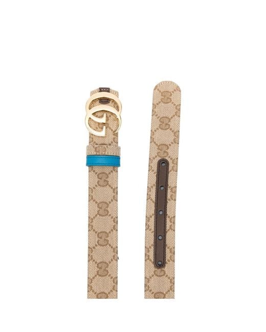 Gucci Blue Neutrals Belts