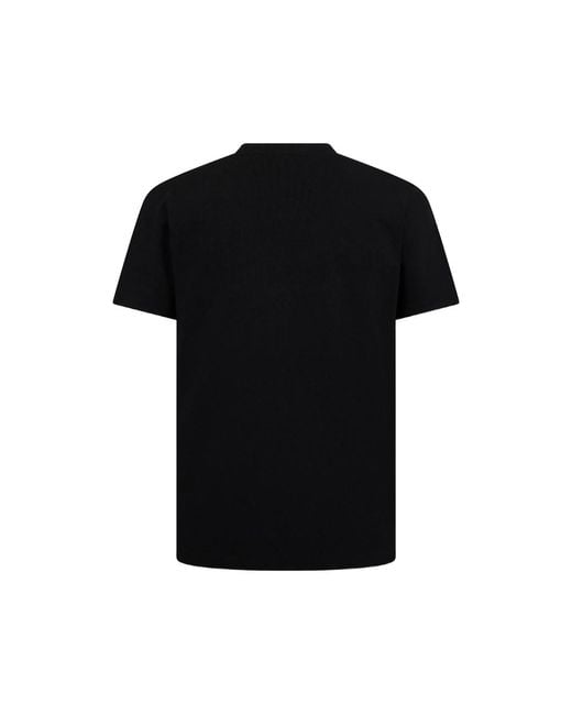 DSquared² Black Logo-Print T-Shirt for men