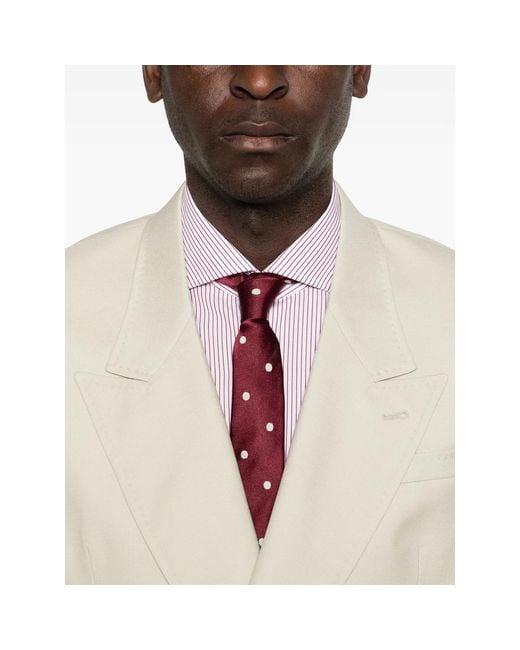 Reveres 1949 White Double-Breasted Suit for men