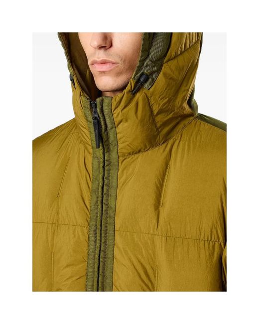 Stone Island Green 4100034 Garment Dyed Crinkle Reps Ny Down Jacket for men