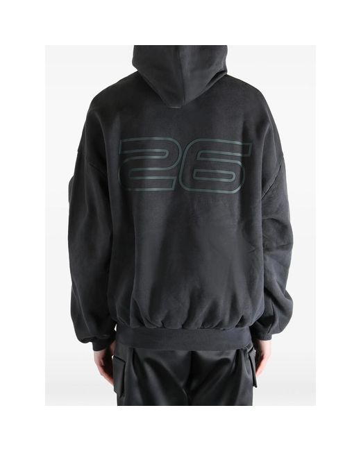 Fear Of God Black 90S Fleece Hoodie for men