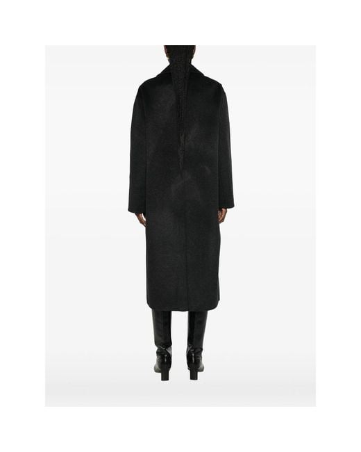 The Dynamis Studio Black Double-Breasted Coat