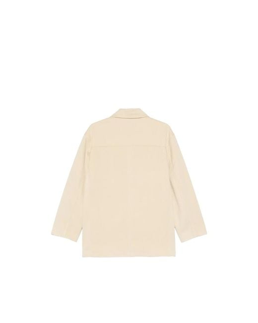 DUNST Natural Button Jacket