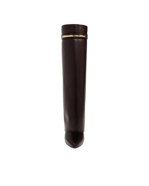 Givenchy Brown Point-Toe-Tone Boots