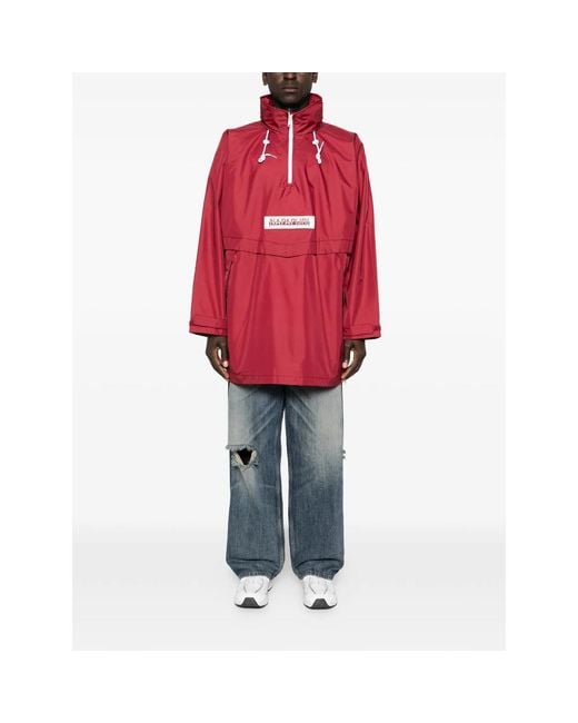 Napapijri Red Rainforest Axl Jacket for men