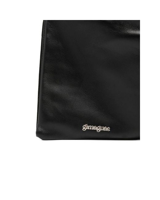 GIMAGUAS Black Blanca Studded Shoulder Bag