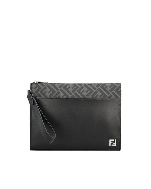 Fendi Black Clutch Bags for men