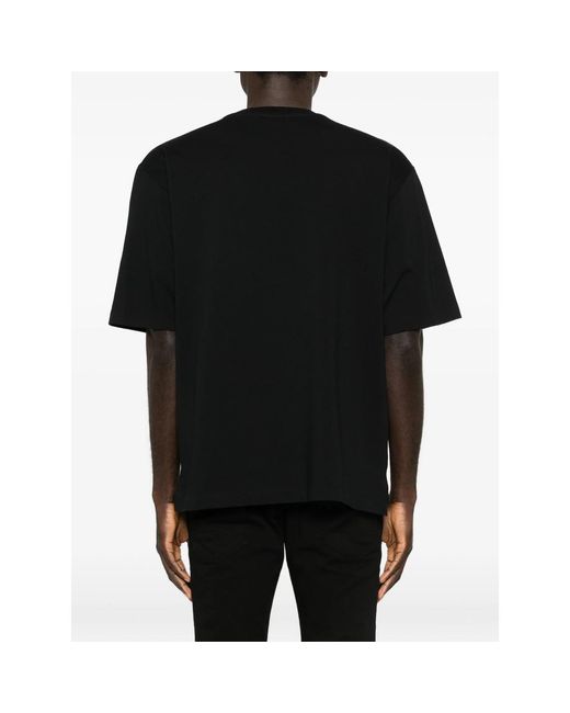 DSquared² Black Short-Sleeve Crew-Neck T-Shirt for men