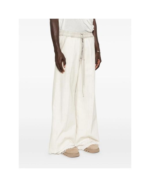 Rick Owens White Denim Neutral for men