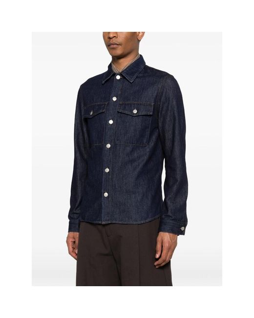 Dries Van Noten Blue Shirts for men