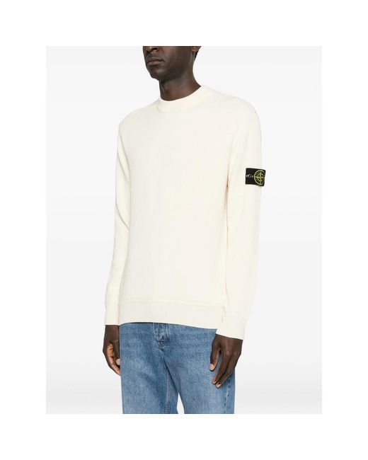 Stone Island White Sweaters & Knitwear for men