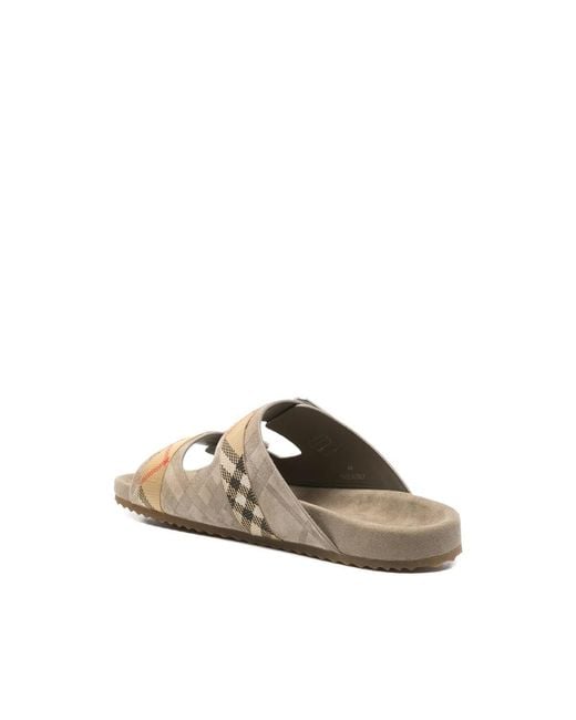 Burberry Natural Neutrals Sandals for men