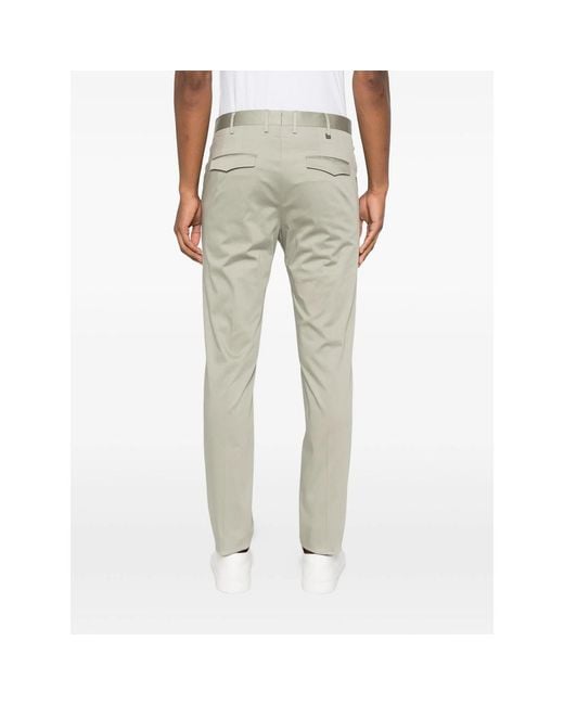 PT Torino Natural Cuffed Trousers for men