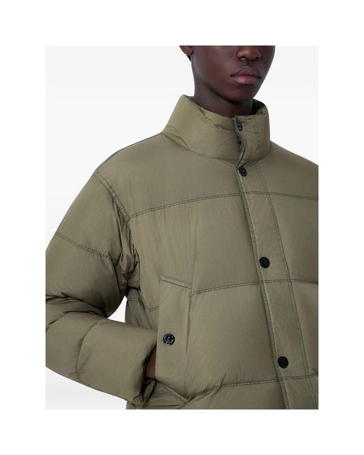 Stone Island Green Jackets for men