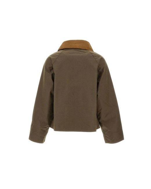 Barbour Green Modern Spey Waxed Jacket