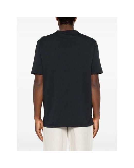 Boss Black Cotton-Jersey T-Shirt With Tennis-Themed Artwork for men