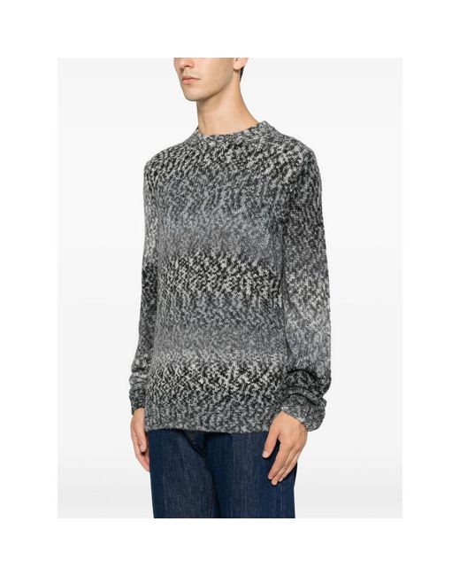 Dondup Gray Crew-Neck Sweater for men