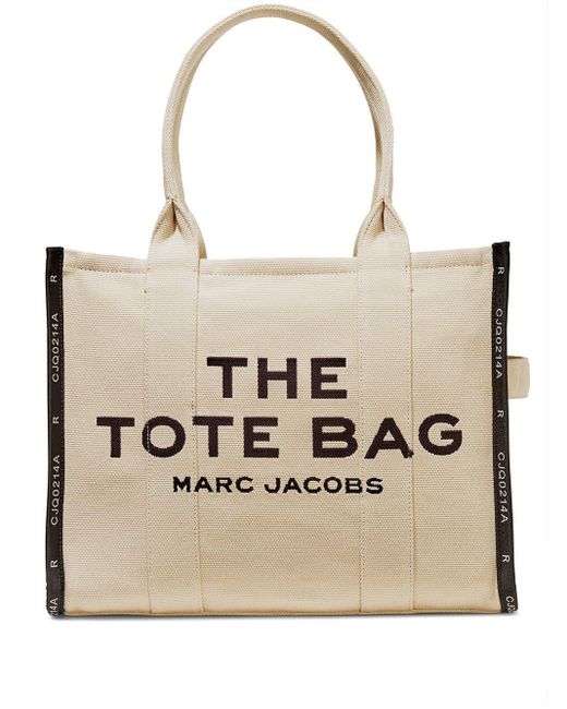 Marc Jacobs Natural The Traveler Large Canvas Shopping Bag
