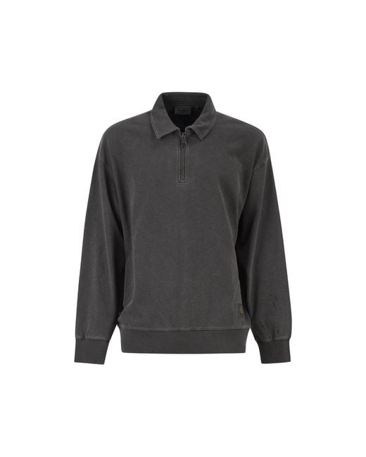 Carhartt Gray Cotton Sweater for men