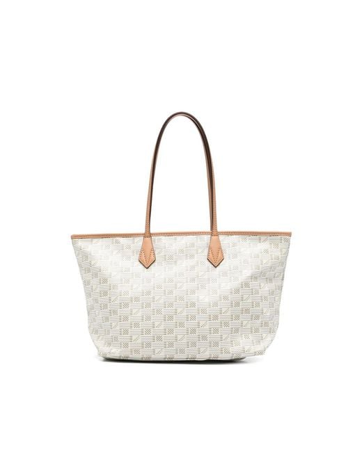 Moreau White Saint Tropez Pm Tote Bag